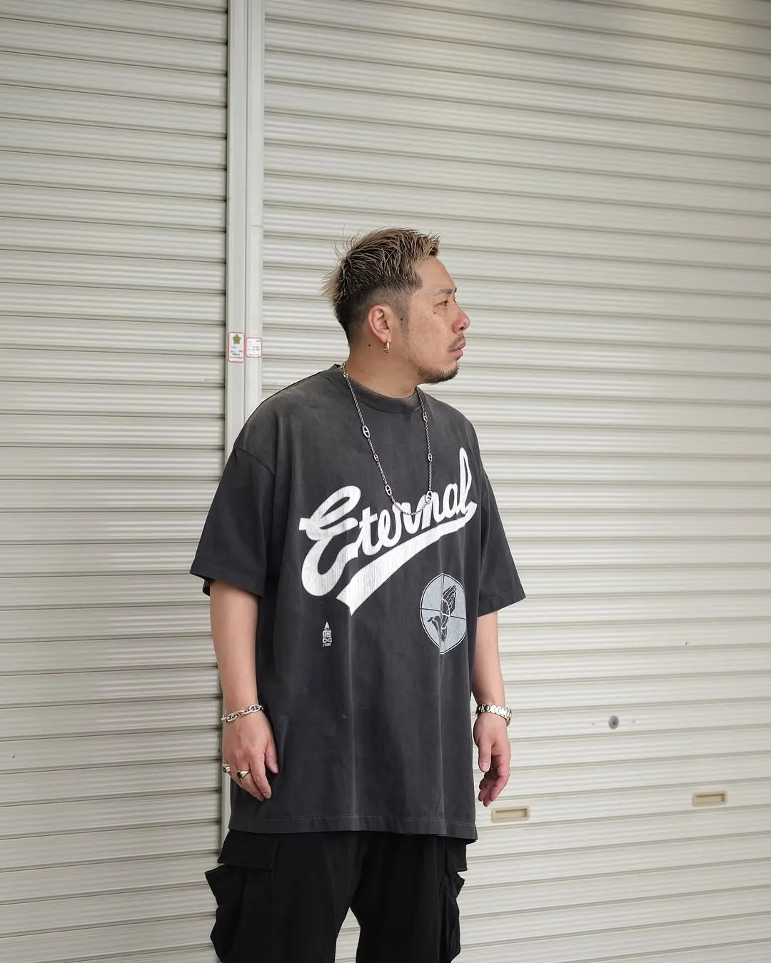 SAINT Mxxxxxx × FEAR OF GOD FG_SS TEE/SNT OF GOD/BLK 25SS Heavy FOG collaboration SAINT OF GOD prayer short sleeves Washed black S-XL This season's heavy collaboration FOG manager JERRY personally carries the goods SAINT OF GOD series collaboration has gained quite a buzz Customized original co-branded main label/wash label Top-notch printing technology Uses front and rear silver sand and cracked pulp Deep restoration